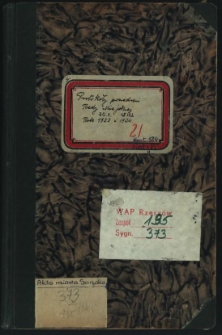 Protokoły posiedzeń Rady Miejskiej. Rok 30.1.1923-18.12.1924